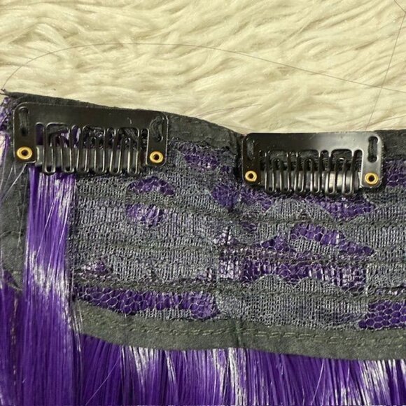 NWOT Royal Purple Premium Silky Straight 25" Comfort Comb-In Synthetic Extension - Picture 6 of 11